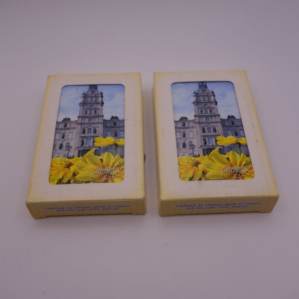 Set of Two(2) Assemble National Quebec Complete Deck of Playing Cards